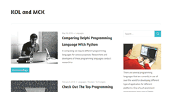 Desktop Screenshot of kolmck.net