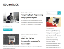 Tablet Screenshot of kolmck.net